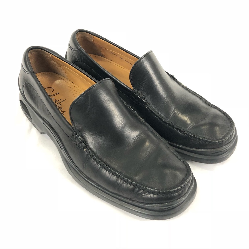 Cole Haan Mens Leather Loafers Moc Toe NikeAir 10M